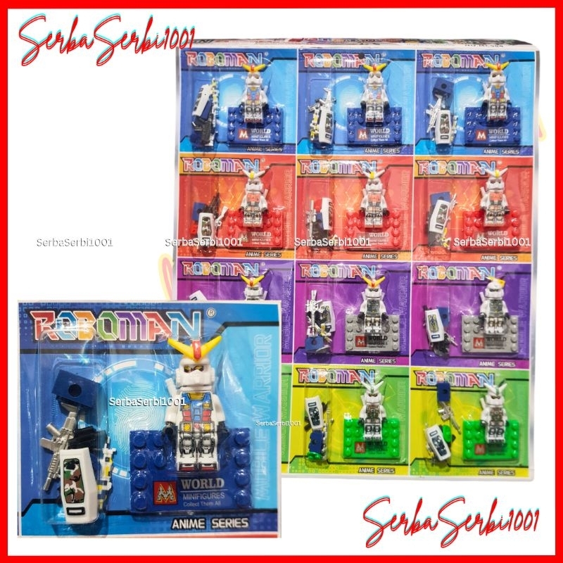 BLOCK ROBOT ROBOMAN MC584 (harga per pcs) MAINAN ROBOT KECIL