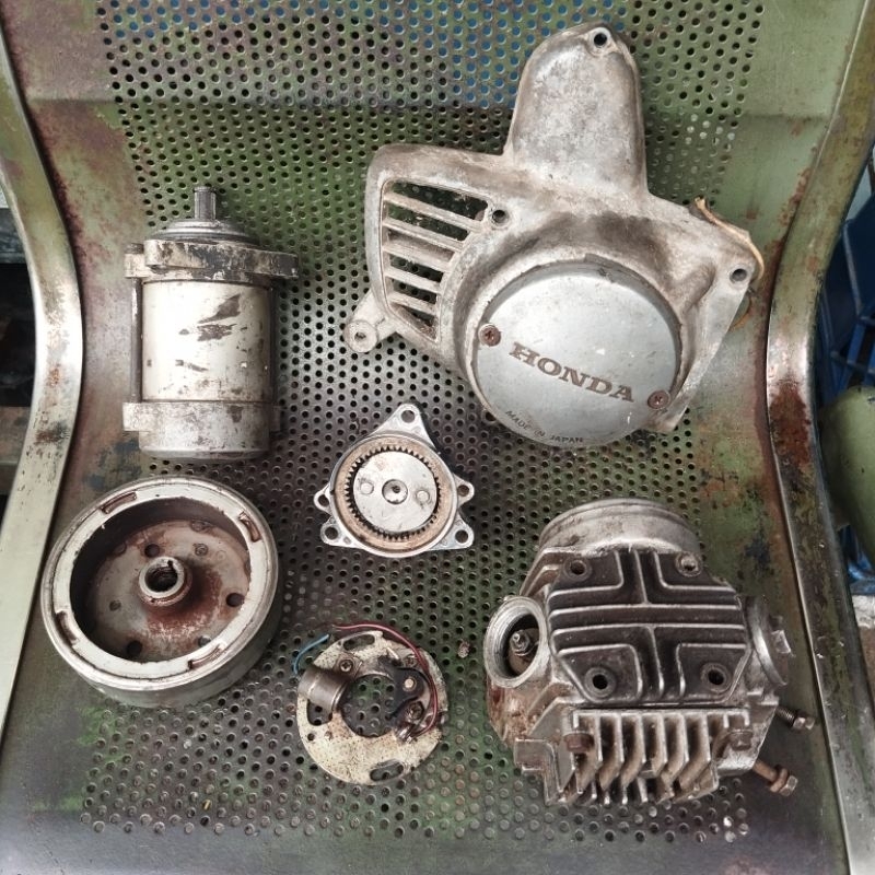 bak magnet set spull pengapian platina&spull lampu honda c700 c800 supercub original