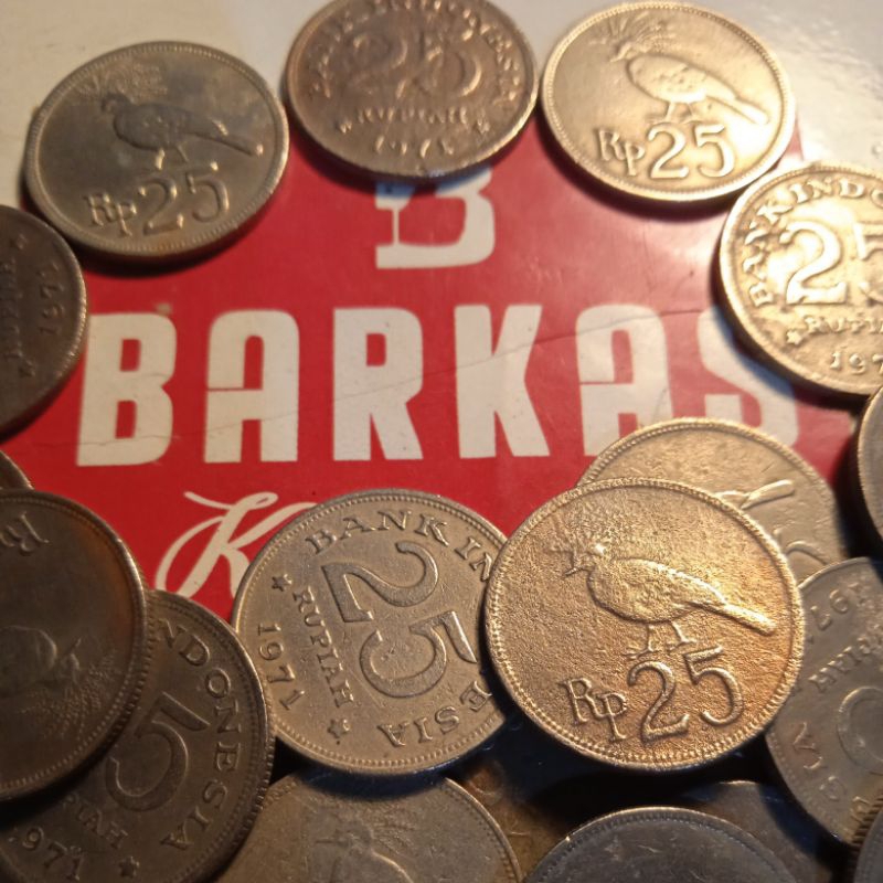 Koin 25 Rupiah tahun 1971