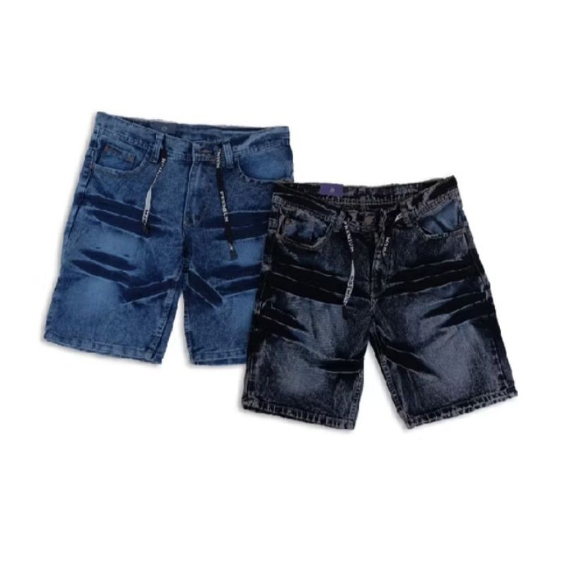 celana pendek pria jeans sandwash