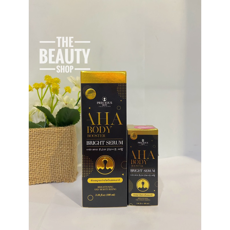 Precious Skin AHA Body Booster Bright Serum 100ml Thailand / Serum Pemutih Badan / Serum AHA Jumbo B