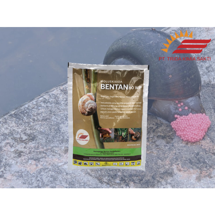 Moluskisida Pembasmi Siput Keong BENTAN 80WP - 100 gr
