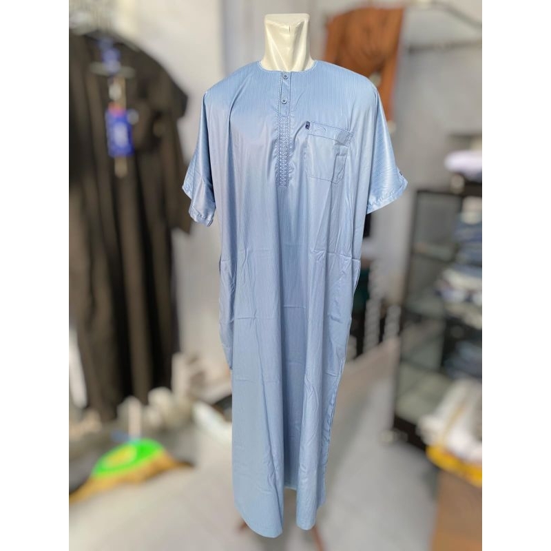 JUBAH IKAF LENGAN PENDEK | ORIGINAL IKAF POLYESTER