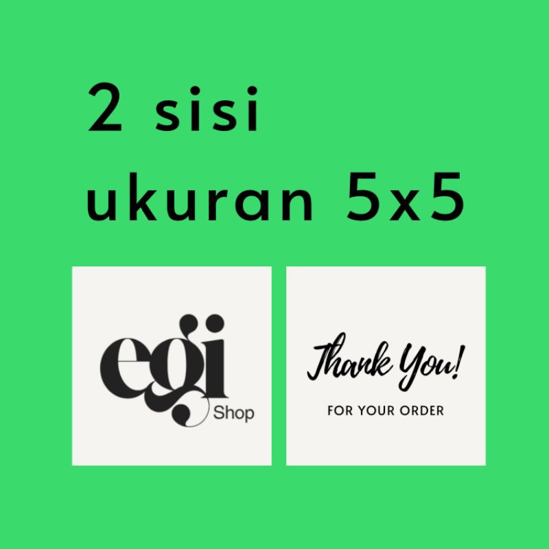 

hangtag custom 2 sisi ukuran 5x5