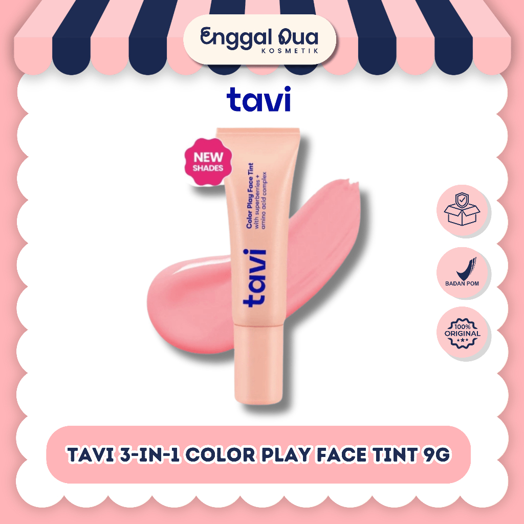 Tavi 3-In-1 Color Play Face Tint 9g (Tavi Blush On / Blush On Eyeshadow)