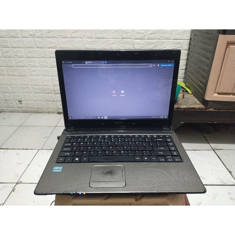 Laptop Acer 4750 Processor Intel Core i5-2430M