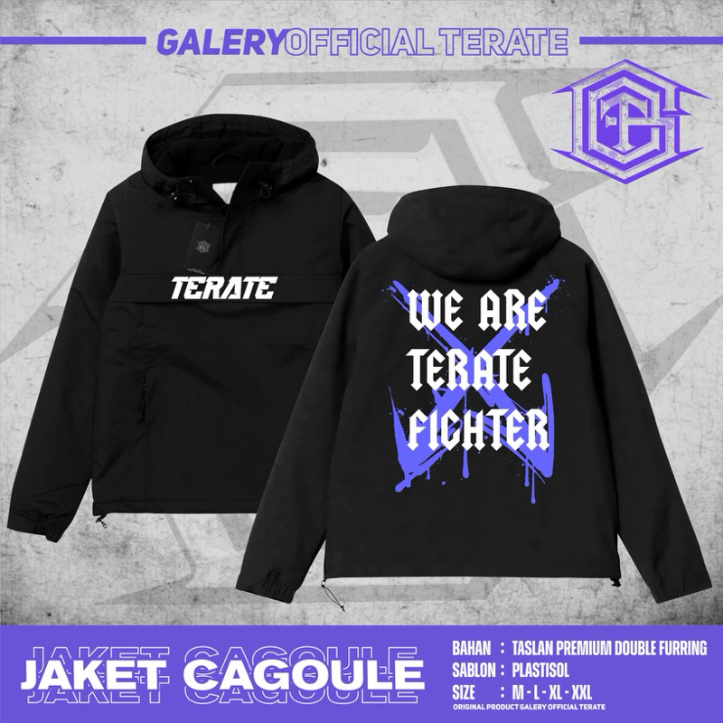 Jaket CAGOULE We ARE TERATE FICHTER/ Jaket CAGOULE PSHT