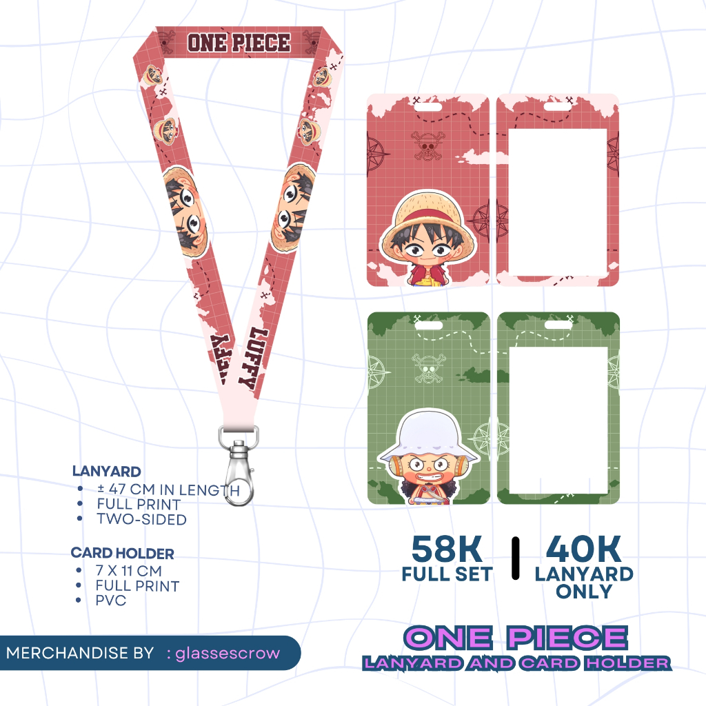 

Lanyard Card Holder Anime One Piece (Baca Deskripsi)