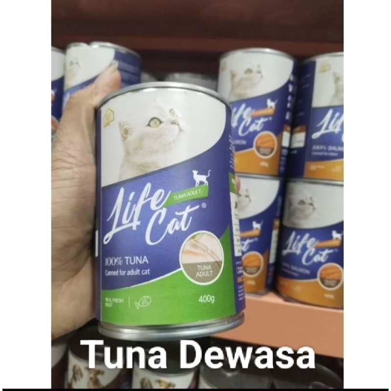 Life cat kaleng 400gr life cat adult,life kitten-tunna adult, life cat kaleng