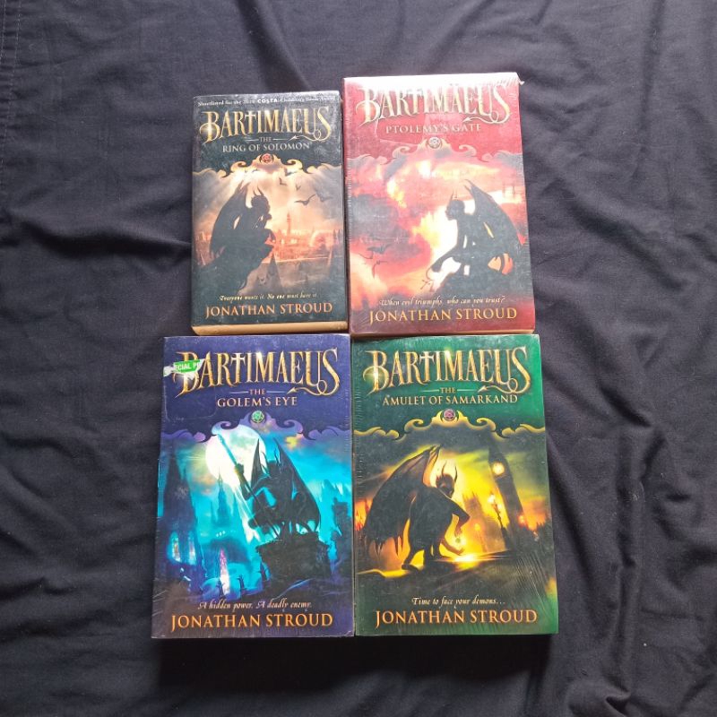 Seri Bartimaeus Jonathan Stroud -The Ring of Solomon - Ptolemy's Gate - The Golem's Eye - The Amulet