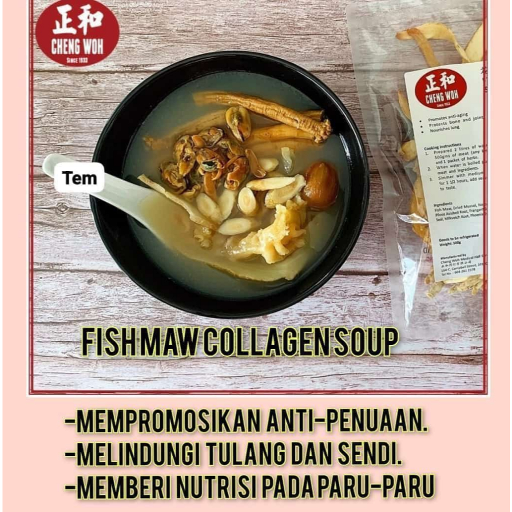 

CHENG WOH FISH MAW COLLAGEN SOUP - jastip penang