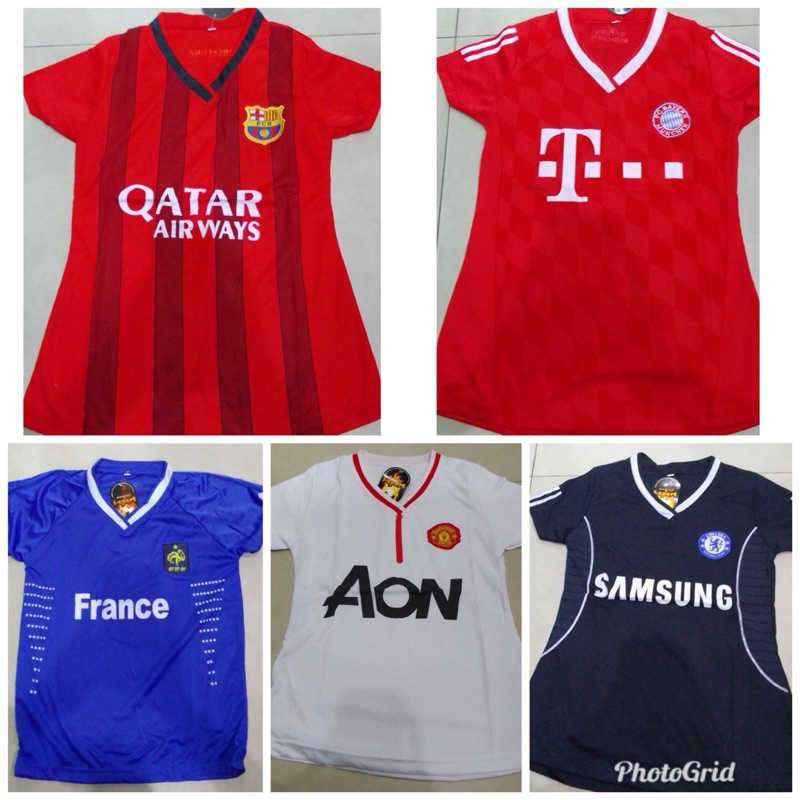 BAJU BOLA CEWEK / JERSEY WANITA CEWEK DEWASA MURAH KAOS /JERSEY BOLA