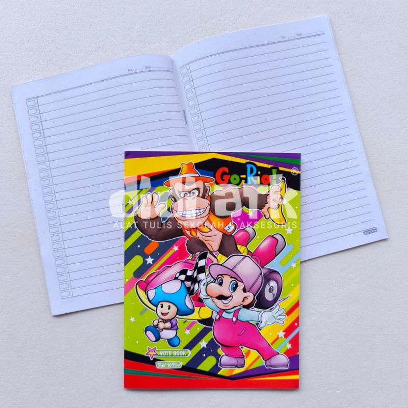 

[Whispers] Buku Tulis Murah 38 Lembar Karakter Cowok 1 Pak (Isi 10 Pcs)