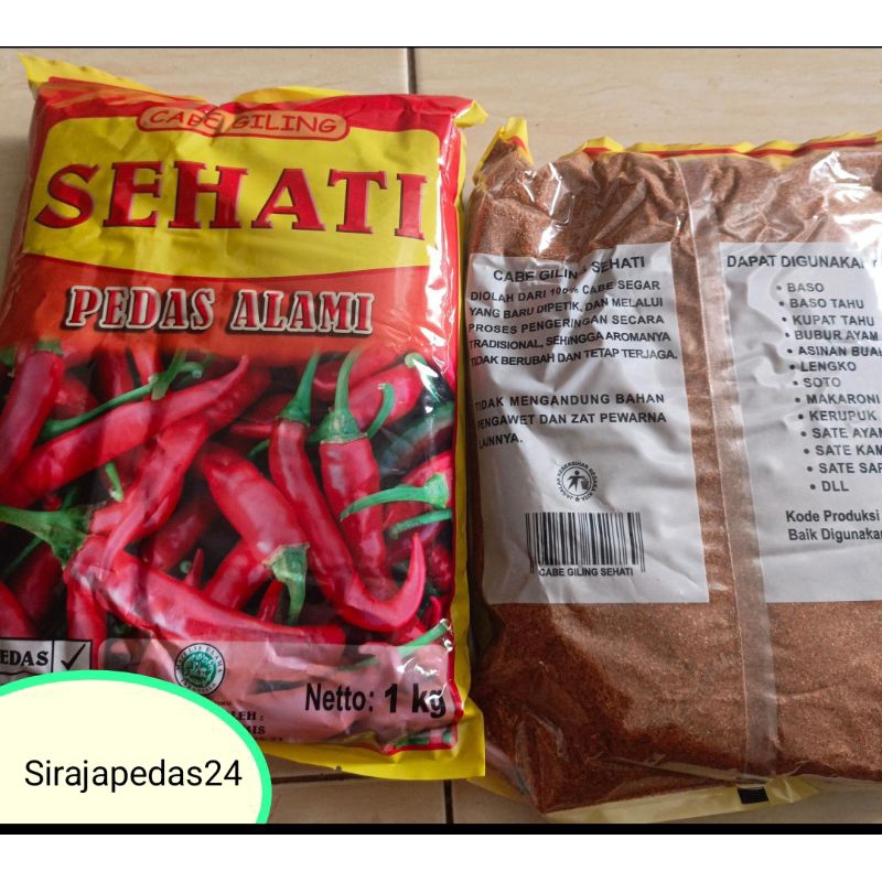 

ready kemsan ( 1.kg ) CABE BUBUK HALUS SEHATI. XTERA PEDAS COCOK UNTUK OLAHAN MAKANAN PEDAS