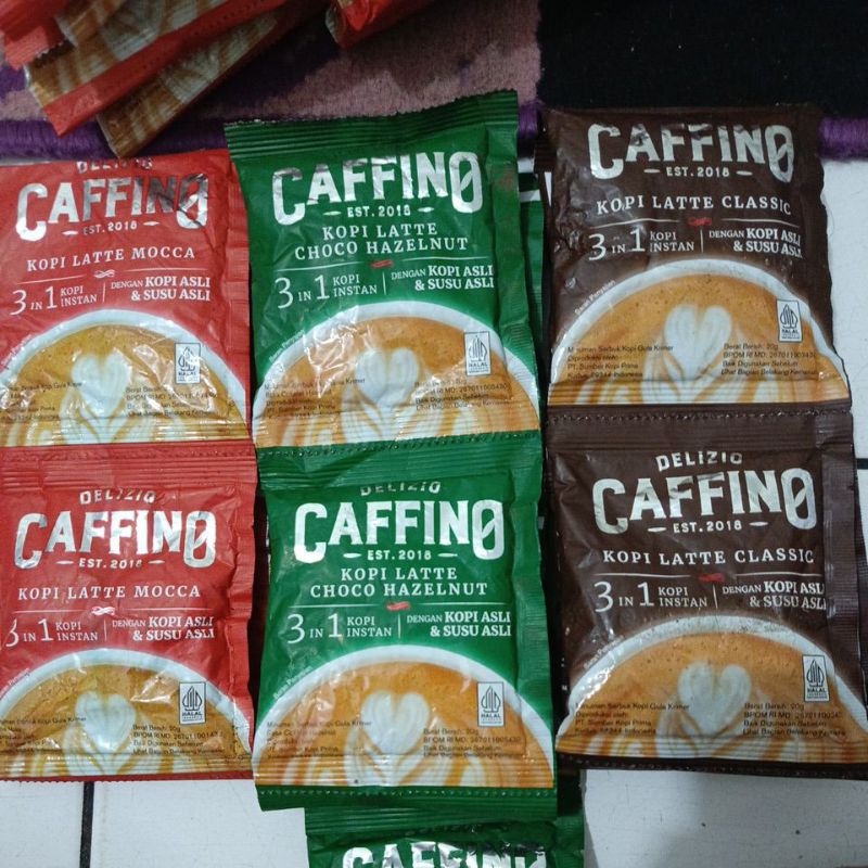 

kopi caffino isi 10 sachet