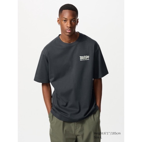 UNIQLO UT T-shirt Peanuts Lengan Pendek Kaos Pria JASTIP BATBOY