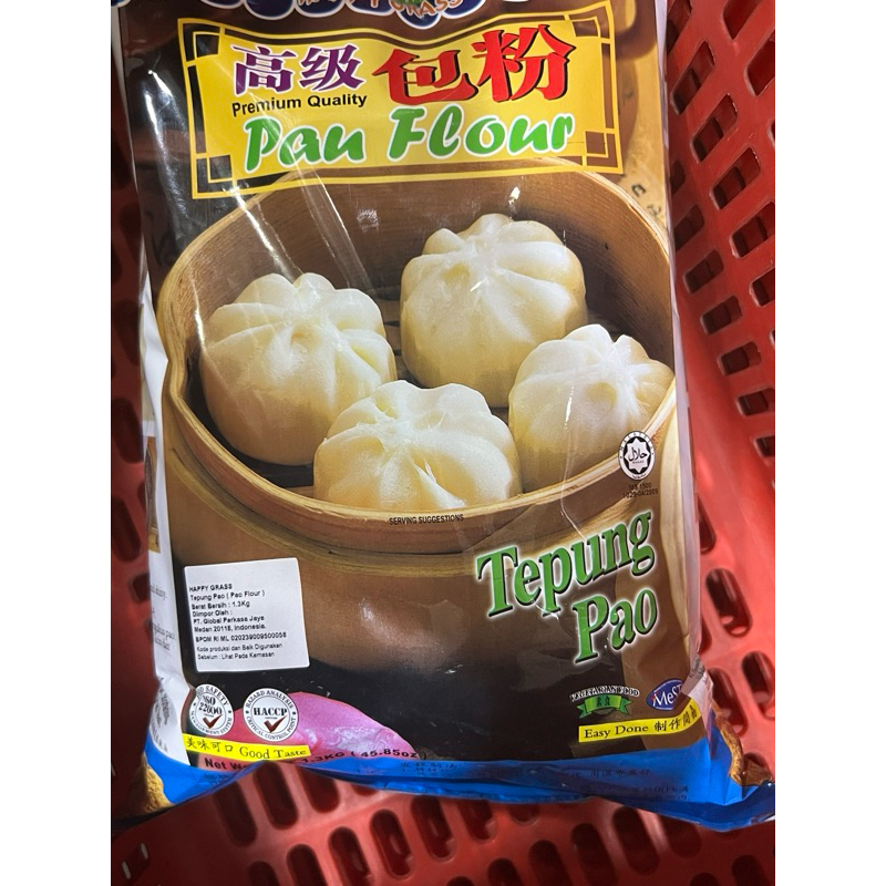 

Happy Grass Tepung Pao Bakpao 1,3kg Premium Wheat Flour