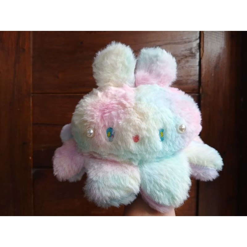 Boneka Gurita Bolbal / Gurita Bolak Balik Rainbow Lucu