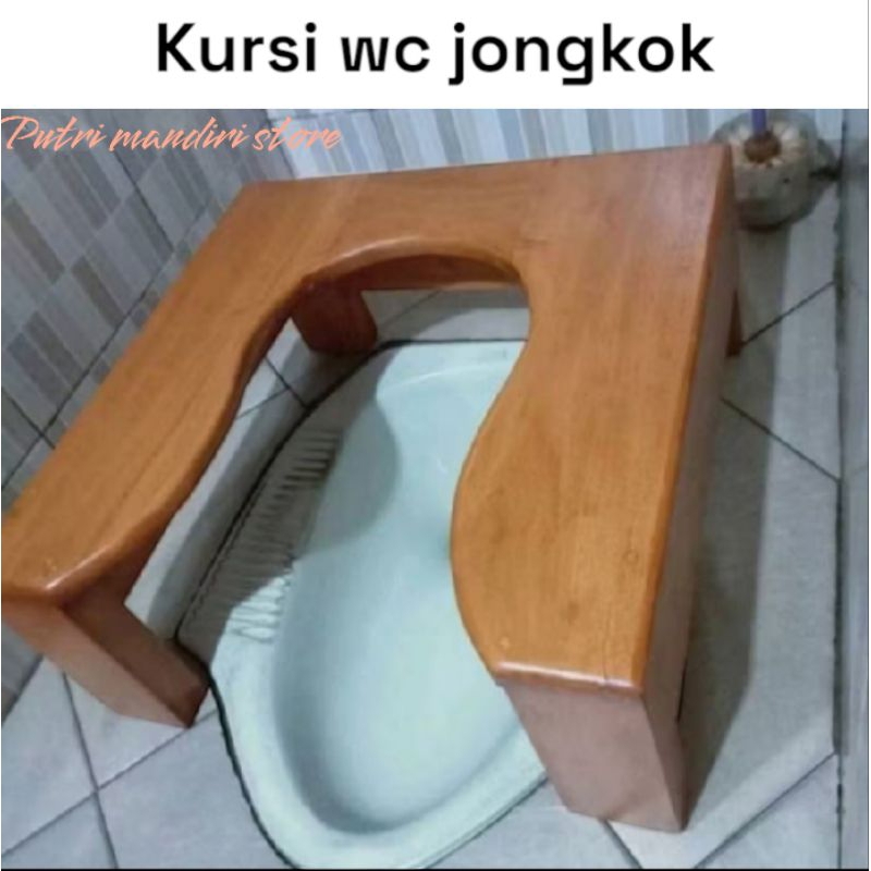 kursi wc jongkok wc kayu duduk