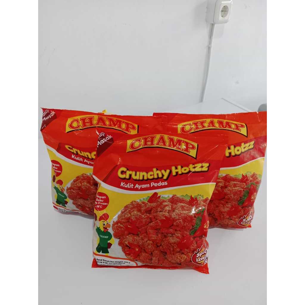 

crunchy hotzz kulit ayam pedas 300g[hff]
