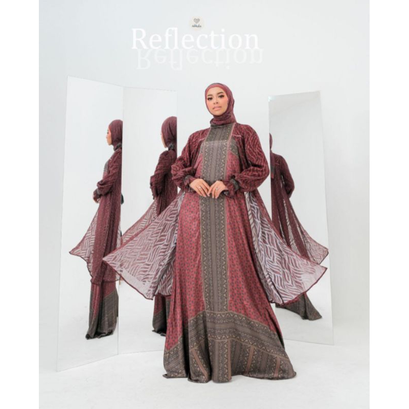 DRESS HIJAB PRINTING HARSHA DRESS BY SHKATA