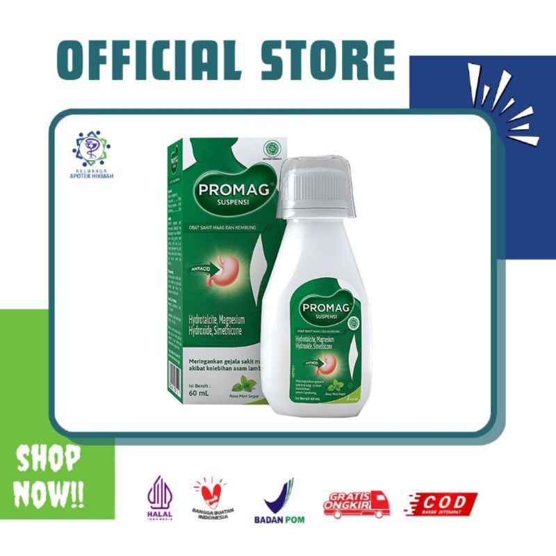 Promag suspensi Syrup atasi maag asam lambung