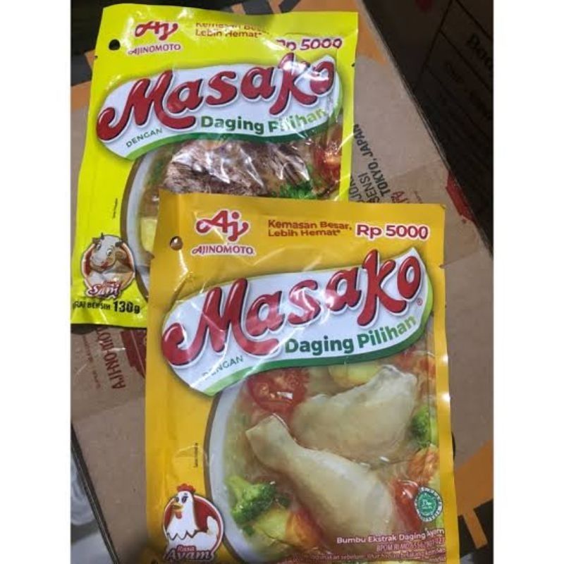

Masako kemasan 5000 130gr harga ecer
