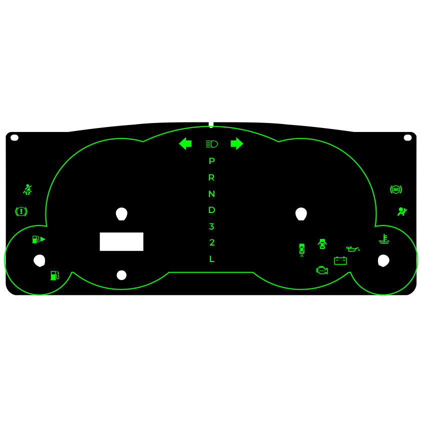 Panel speedo avanza old matic custom