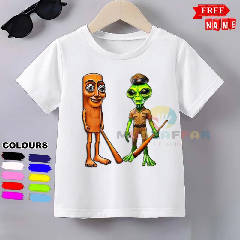 BAJU KAOS ANAK TUNG TUNG SAHUR ZIP ZIP KAOS ANAK ANOMALI ZIP ZIP TUNG TUNG SAHUR