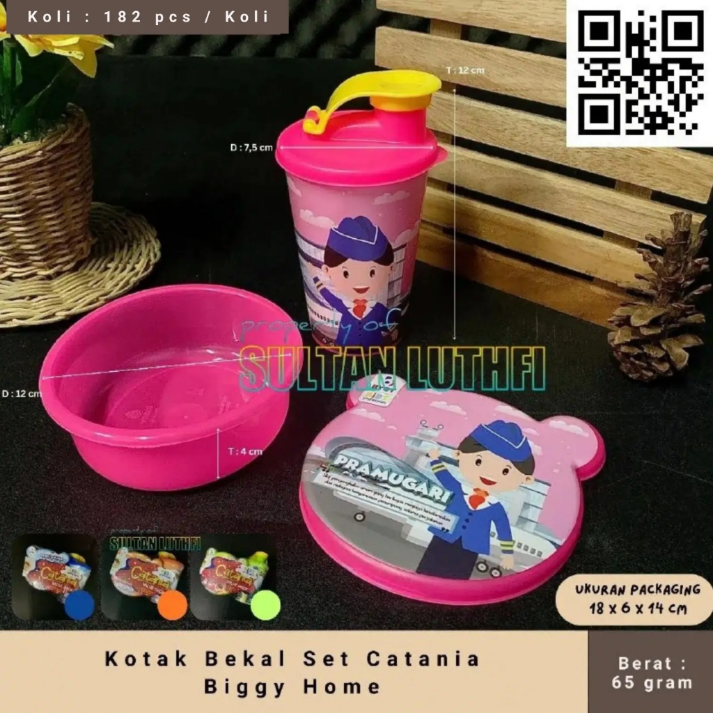 Kotak Bekal Set Catania Biggy Home
