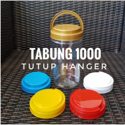 Toples 1000ml Toples 1 Liter Toples 1L Toples Plastik 1L Tutup Hanger