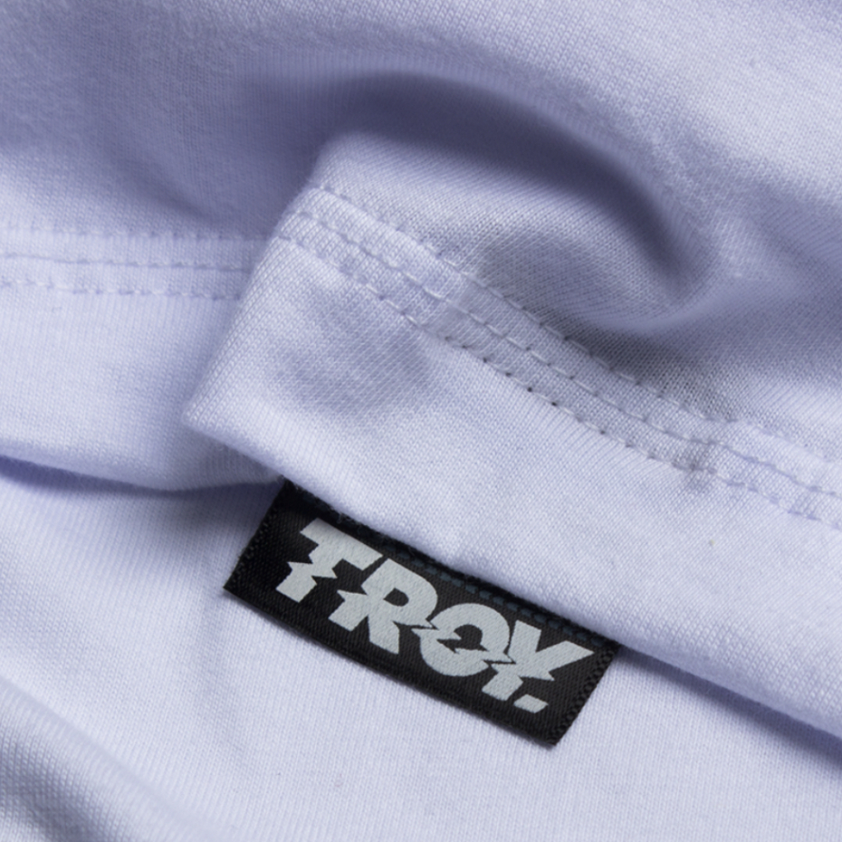 Troy Company Boxy Oversize Tshirt White Four Star - Kaos Boxy Oversize Putih Lengan Pendek MBD 3081