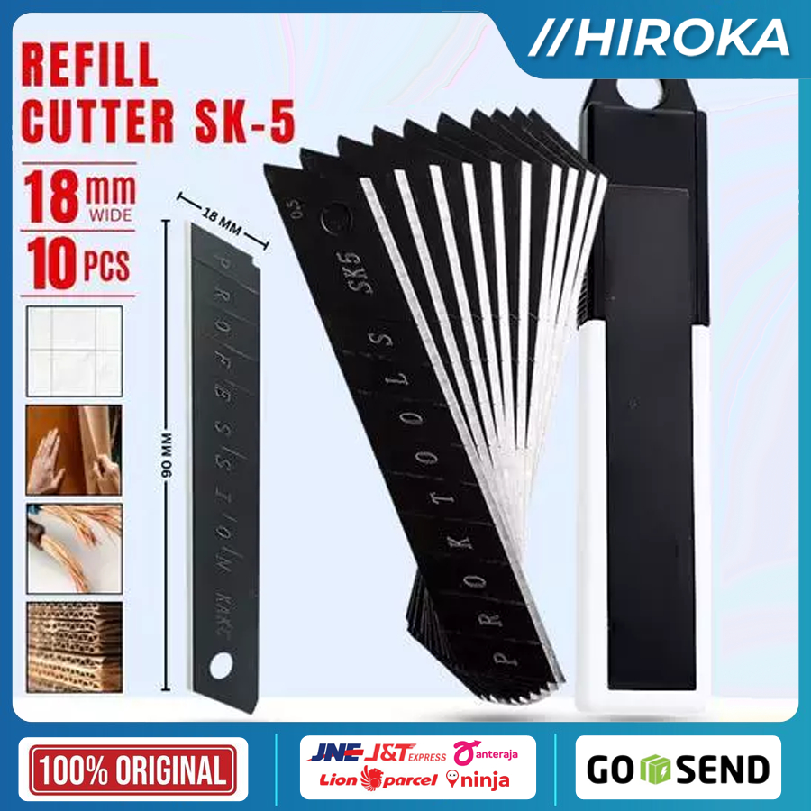 

Refill isi ulang cuter besar Refil kater 9in1