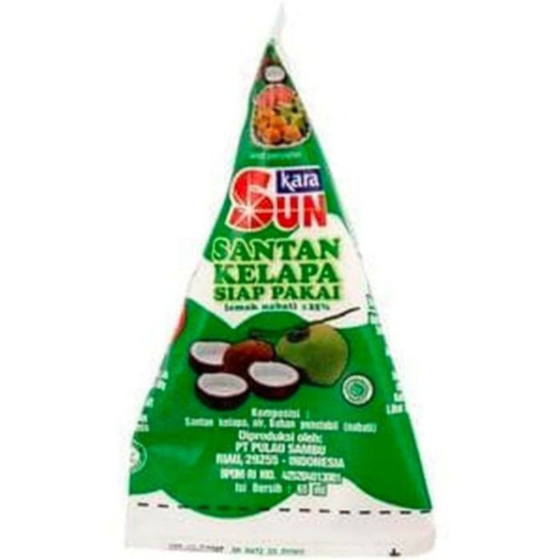 

Sun Kara Santan Kelapa Siap Pakai 65 ml