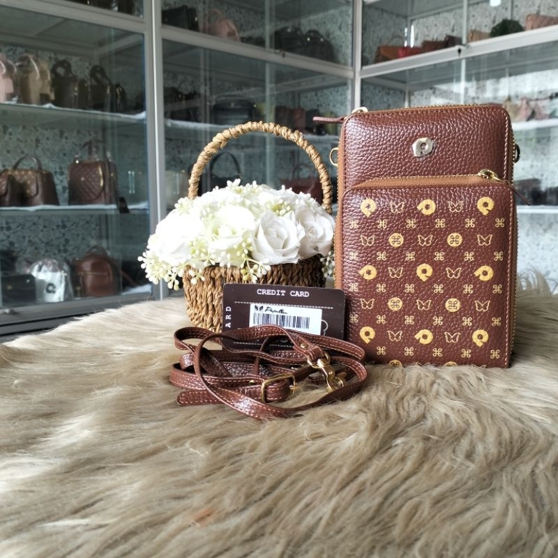 Dompet hp papillon D1076 warna hitam, asem, merah