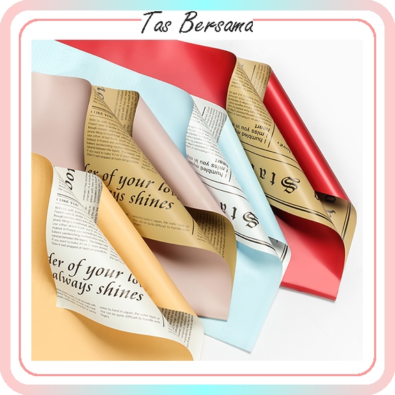 

(1 PACK ISI 20 LEMBAR) Kertas Bunga Motif Koran Kertas Buket Bunga Flower Wrapping Paper Kertas Florist KB6038