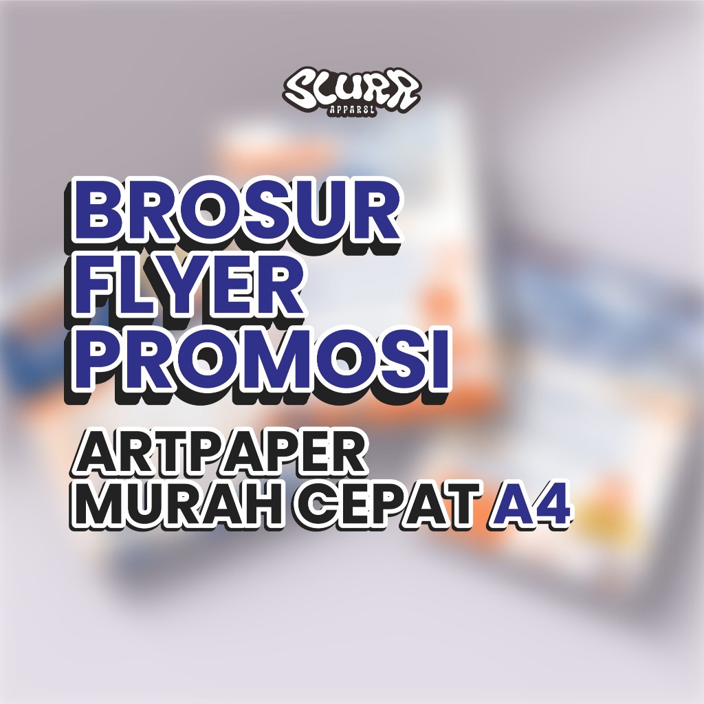 

Brosur Flyer Promosi Custom Artpaper Murah Cepat Ukuran A4 Satuan