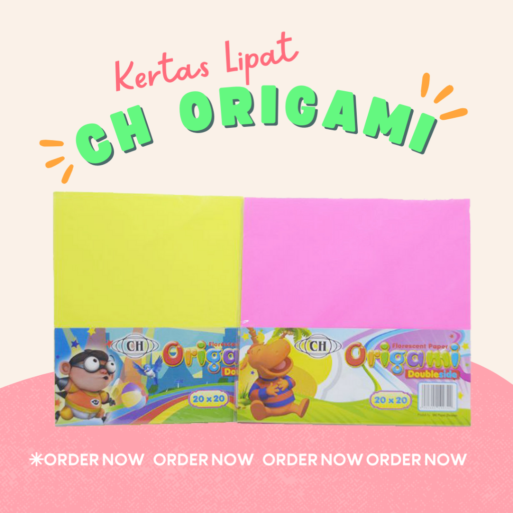 

Kertas Lipat CH / Kertas Origami pilihan 4 ukuran
