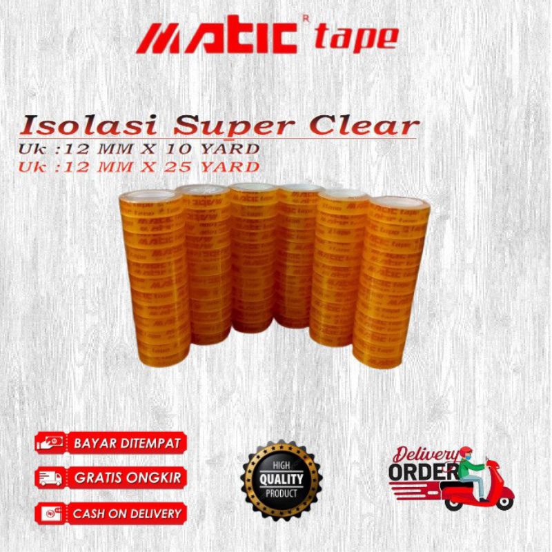 

Isolasi super clear cocok untuk membungkus kado dan sebagainya