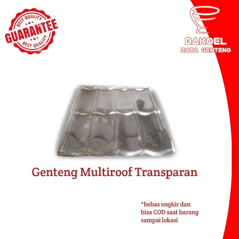 Genteng Multiroof Transparan | Ready stock & Free ongkir