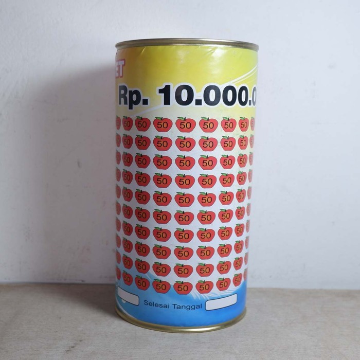 Nerrd Celengan Kaleng Target Nabung Murah