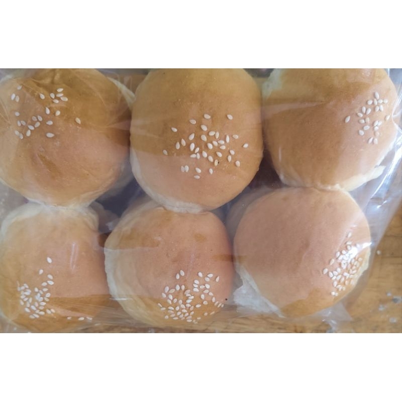

roti burger wijen mini isi 12 pcs / biji