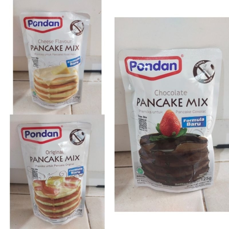 

Pondan Pancake Mix 125gr Premiks untuk Pancake