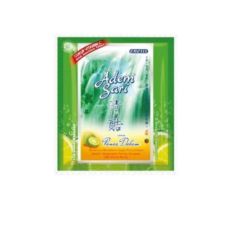

Adem Sari sachet untuk panas dalam 7 gr