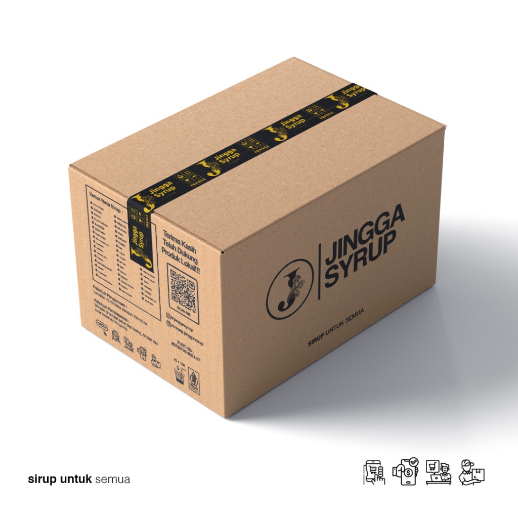 

ADDITIONAL CARTON BOX - Tambahan Kardus Karton untuk Pembelian 12 Pcs Jingga Syrup