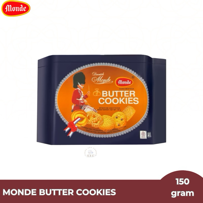 

Monde Butter Cookies Kaleng 150 gr