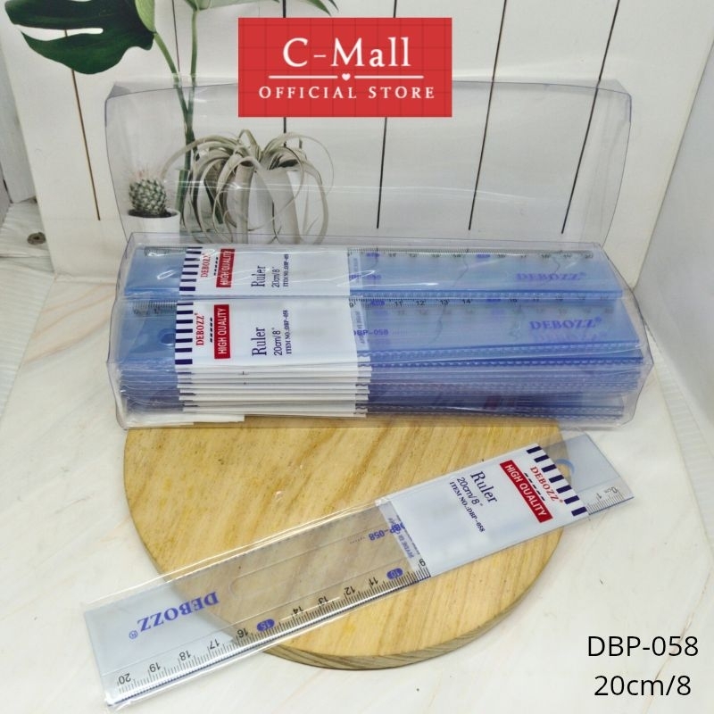 

C-Mall Mistar/ Penggaris Debozz 20cm/ 30cm Teba Debozz Ruller