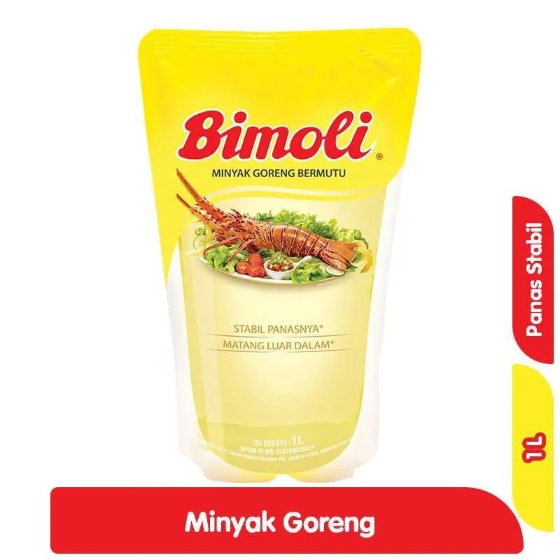 

Minyak Goreng Bimoli Refill 1000ml - Bimoli 1 Liter - Minyak Goreng Pouch - Agen Kosmetikk