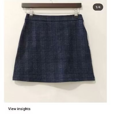 Rok Mini Kotak Skirt Ala Korea Pinggang Karet Remaja Dewasa Ukuran Kecil Murah