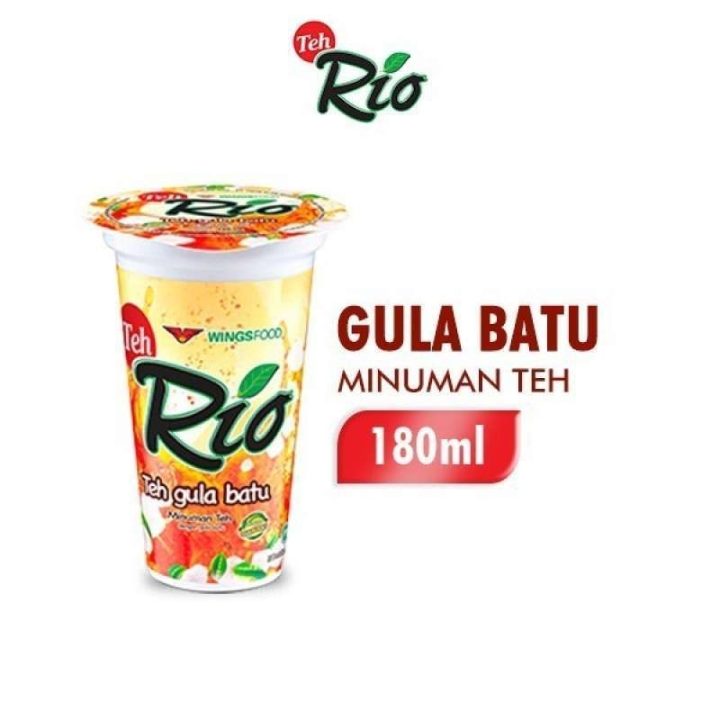 

teh rio gula batu 180 ml 1 dus isi 24 cup